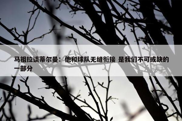 马祖拉谈蒂尔曼：他和球队无缝衔接 是我们不可或缺的一部分